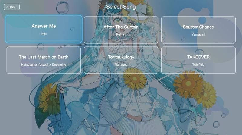 MikuDance screen 2